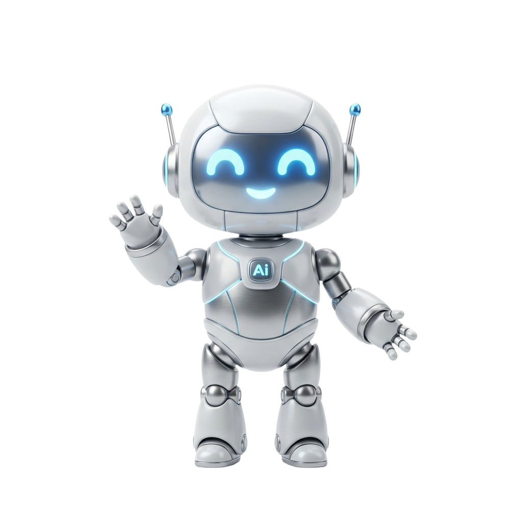 Clever Crow AI Robot Mascot